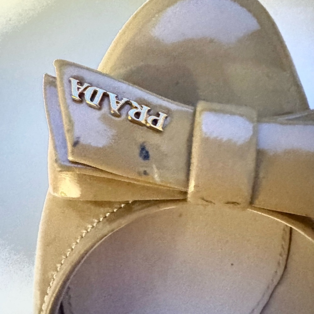 Prada Sport Women's Patent Leather Shoes with block heel - Picture 5 of 6